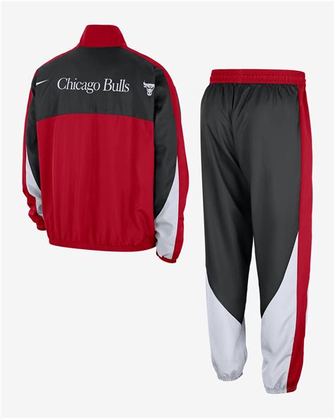 chicago bulls tracksuit white